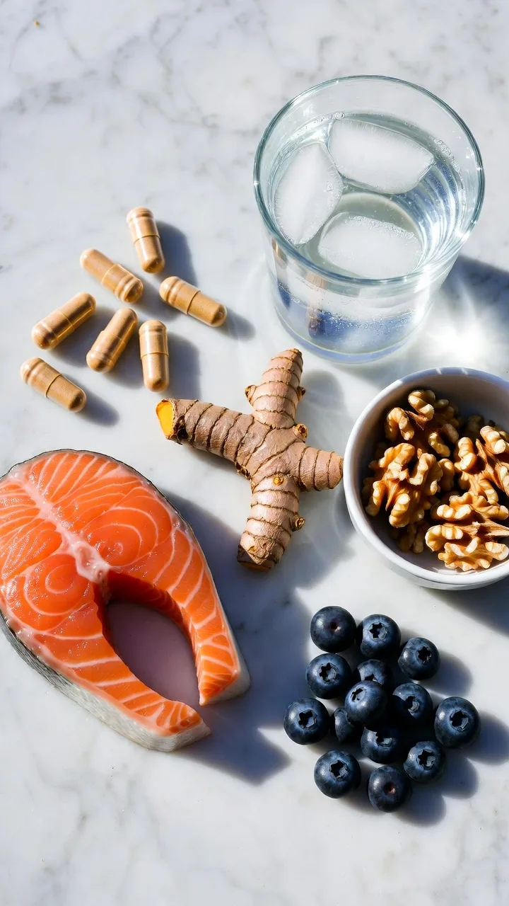 Gesunde Ernährung und Kondroprotektoren für den natürlichen Knie-Knorpelaufbau