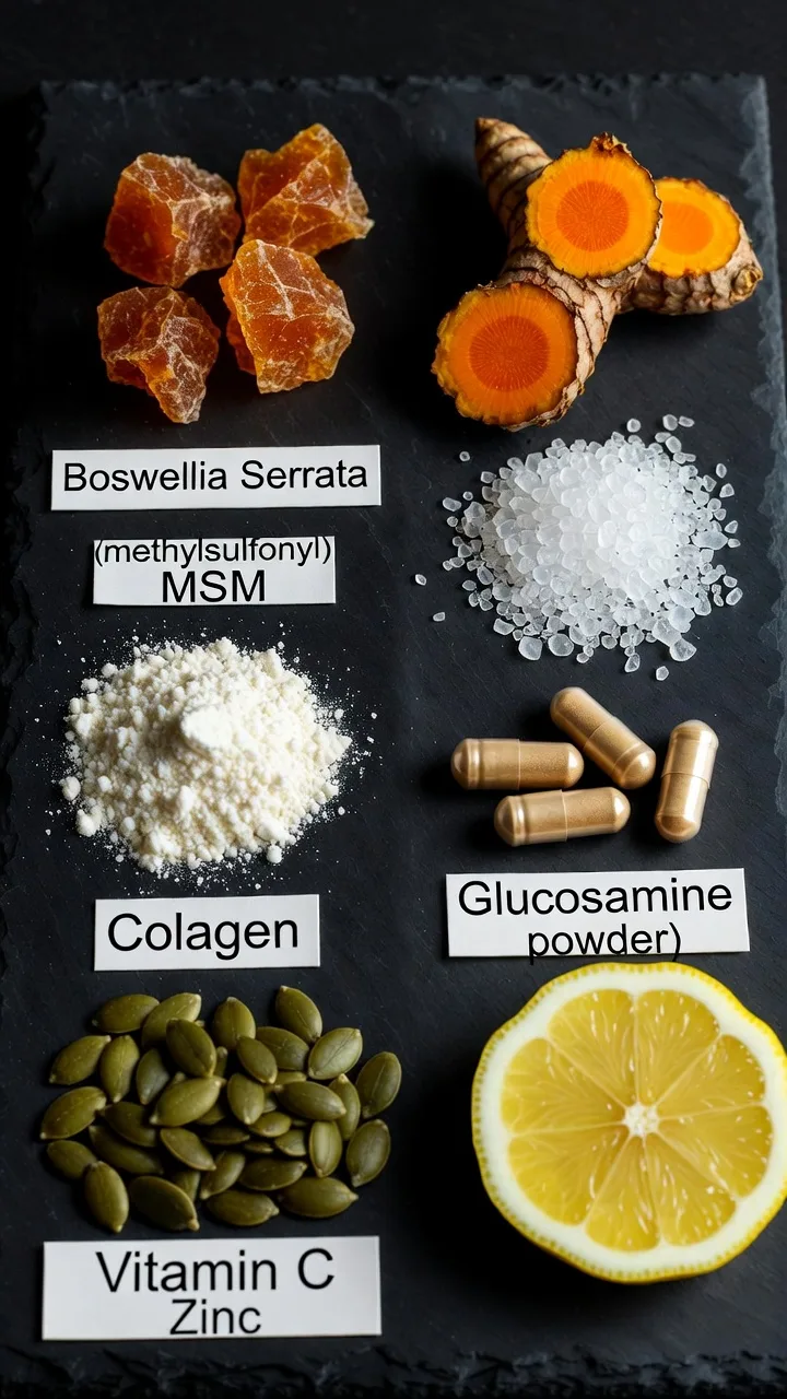 NuviaLab Flex Inhaltsstoffe Übersicht: Kollagen, Glucosamin, Boswellia und weitere Wirkstoffe